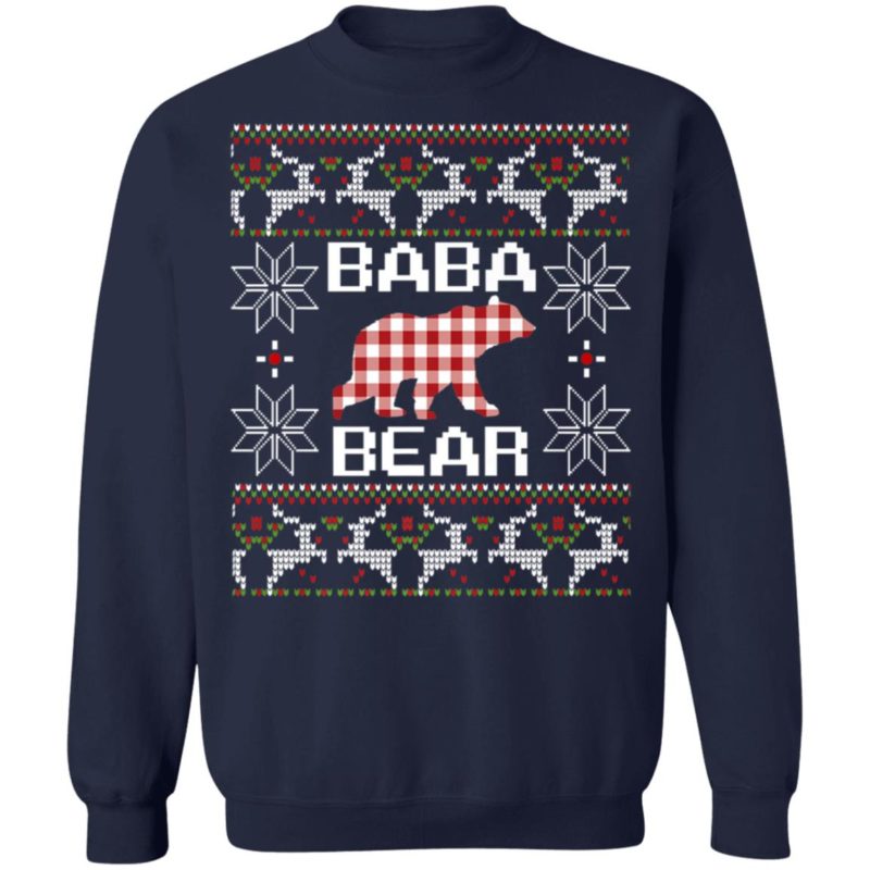 Baba Chinese Bear Ugly Christmas Sweater