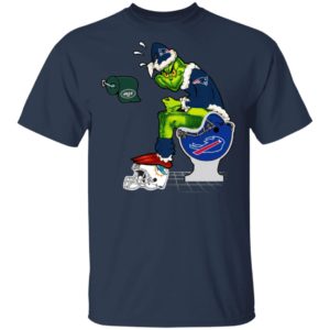 Santa Grinch New England Patriots Shit On Other Teams Christmas Sweater, Shirt