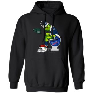 Santa Grinch New England Patriots Shit On Other Teams Christmas Sweater, Shirt