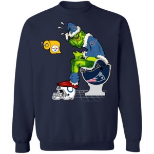 Santa Grinch Tennessee Titans Shit On Other Teams Christmas Sweater, Shirt