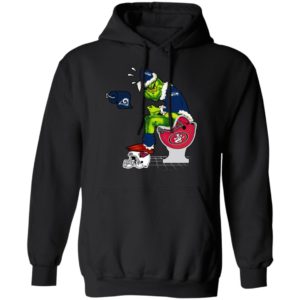 Santa Grinch Seattle Seahawks Shit On Other Teams Christmas Sweater, Shirt