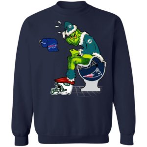 Santa Grinch Michigan Wolverines Shit On Other Teams Christmas Sweater, Shirt