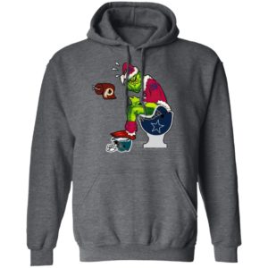 Santa Grinch New York Giants Shit On Other Teams Christmas Sweater, Shirt
