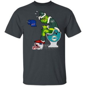 Santa Grinch New York Jets Shit On Other Teams Christmas Sweater, Shirt