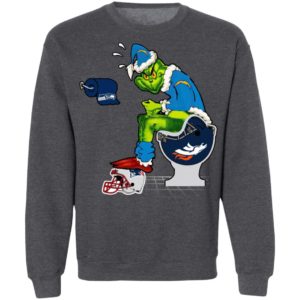 Santa Grinch Los Angeles Chargers Shit On Other Teams Christmas Sweater, Shirt