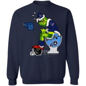 Santa Grinch Houston Texans Shit On Other Teams Christmas Sweater, Shirt