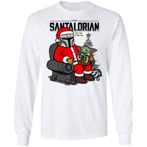 The santalorian and baby yoda spit it out its just a toy christmas 2020 shirt