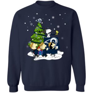 Snoopy The Peanuts Los Angeles Rams Christmas Sweater