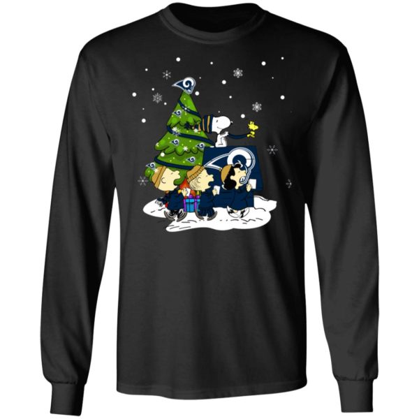 Snoopy The Peanuts Los Angeles Rams Christmas Sweater