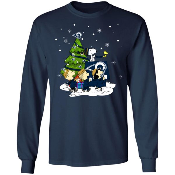 Snoopy The Peanuts Los Angeles Rams Christmas Sweater