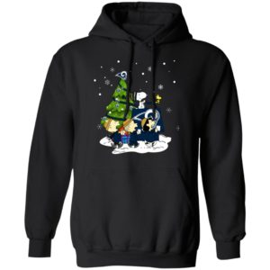 Snoopy The Peanuts Los Angeles Rams Christmas Sweater