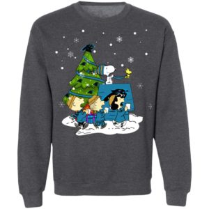 Snoopy The Peanuts Carolina Panthers Christmas Sweater