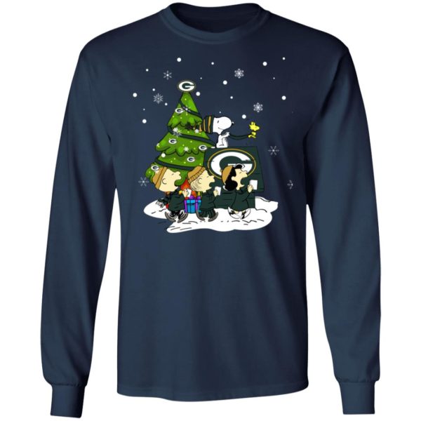 Snoopy The Peanuts Green Bay Packers Christmas Sweater