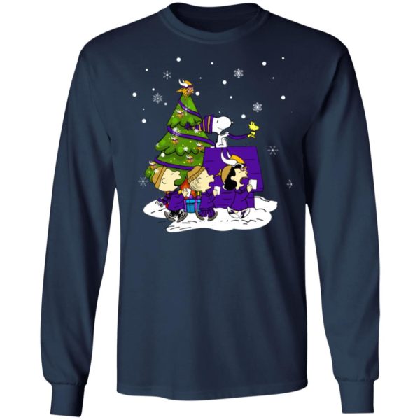 Snoopy The Peanuts Minnesota Vikings Christmas Sweater