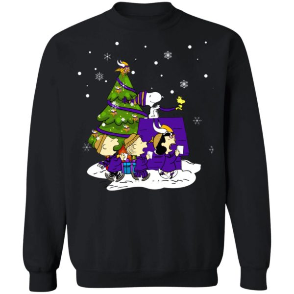 Snoopy The Peanuts Minnesota Vikings Christmas Sweater