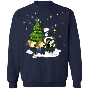 Snoopy The Peanuts Green Bay Packers Christmas Sweater