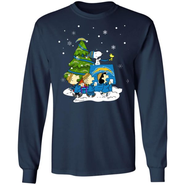 Snoopy The Peanuts Los Angeles Chargers Christmas Sweater