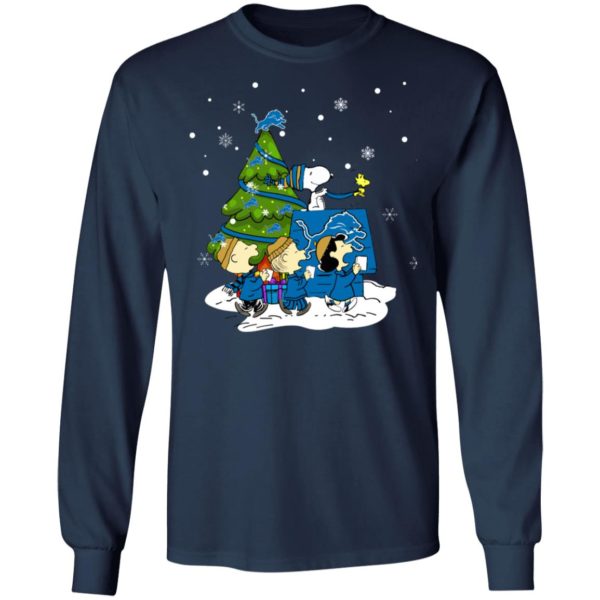 Snoopy The Peanuts Detroit Lions Christmas Sweater