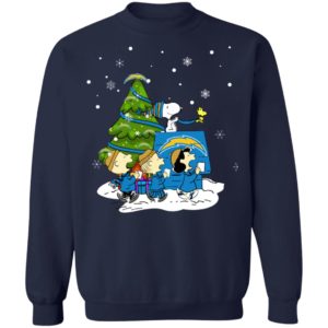 Snoopy The Peanuts Los Angeles Chargers Christmas Sweater