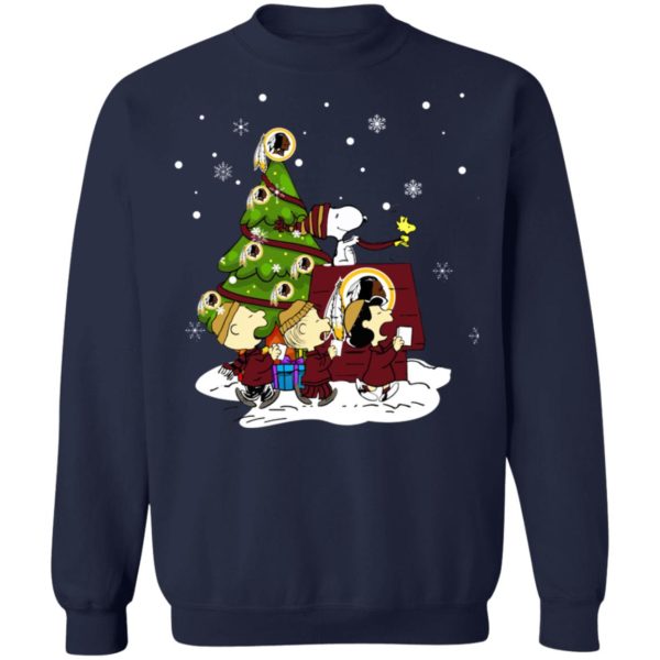 Snoopy The Peanuts Washington Redskins Christmas Sweater