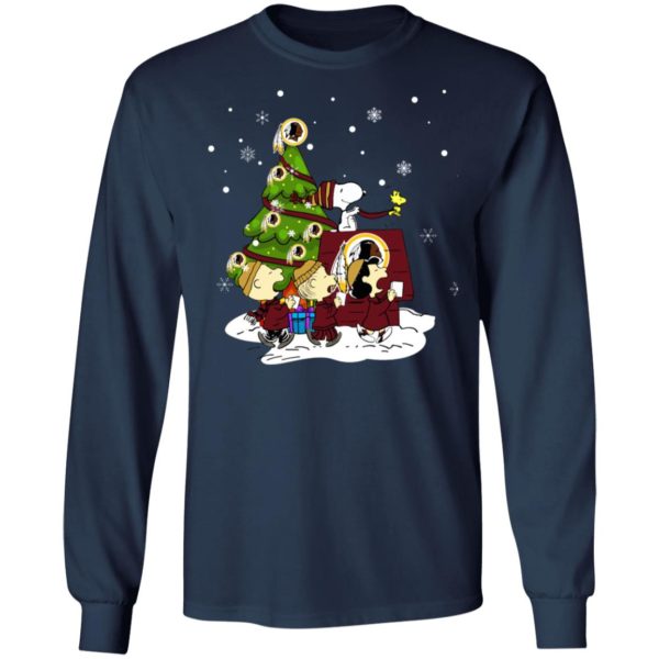 Snoopy The Peanuts Washington Redskins Christmas Sweater