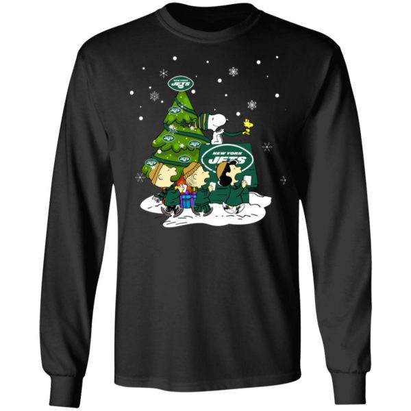 Snoopy The Peanuts New York Jets Christmas Sweater
