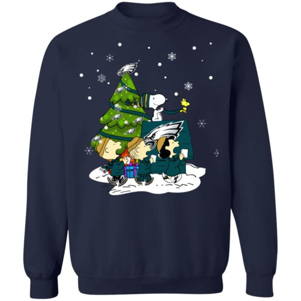 Snoopy The Peanuts Philadelphia Eagles Christmas Sweater