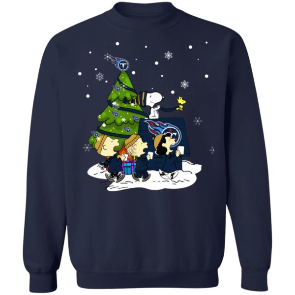 Snoopy The Peanuts Tennessee Titans Christmas Sweater