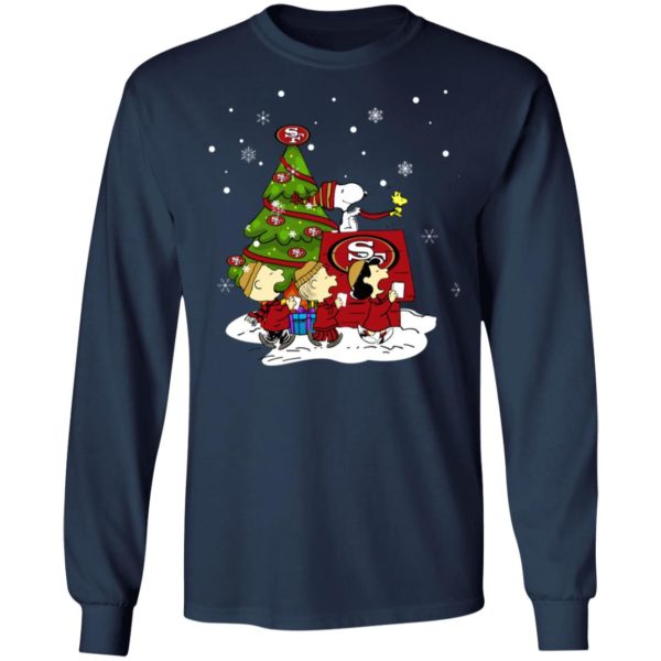 Snoopy The Peanuts San Francisco 49ers Christmas Sweater