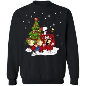 Snoopy The Peanuts San Francisco 49ers Christmas Sweater