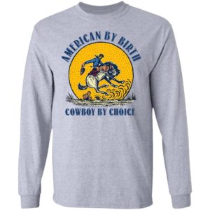 American By Birthday Cowboy By Choice Horse Shirt