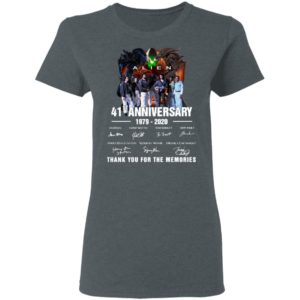 Alien 41st Anniversary 1979 2020 Thank You For The Memories Signatures Shirt