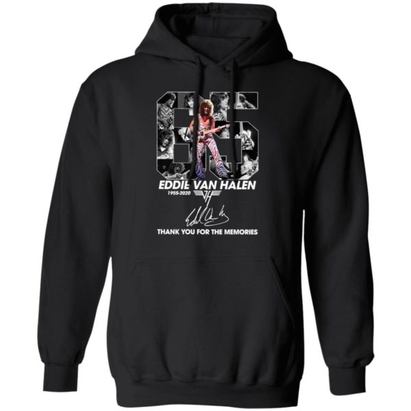 Official 65 Eddie Van Halen 1955 2020 Thank You For The Memories Signature Shirt