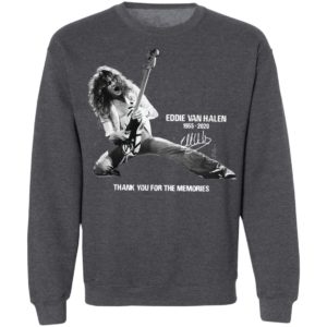 Eddie Van Halen 1955 2020 Thank You For The Memories Signature Shirt