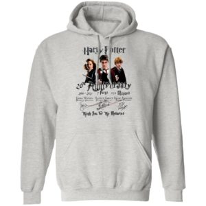 Harry Potter 20th Anniversary 2001 2021 7 Parts 1179 Minutes Thank You For The Memories Signatures Shirt