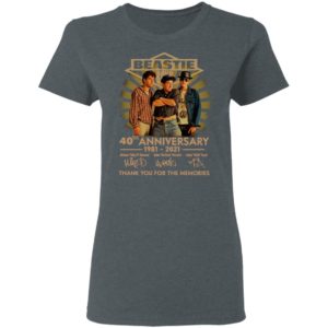 Beastie Boys 40thj Anniversary 1981 2021 Thank You For The Memories Signatures Shirt