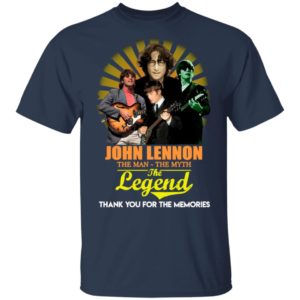 John Lennon The Man The Myth The Legend Thank You For The Memories Shirt