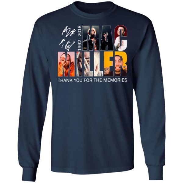 Mac Miller 1992 2018 Thank You For The Memories Signature Shirt