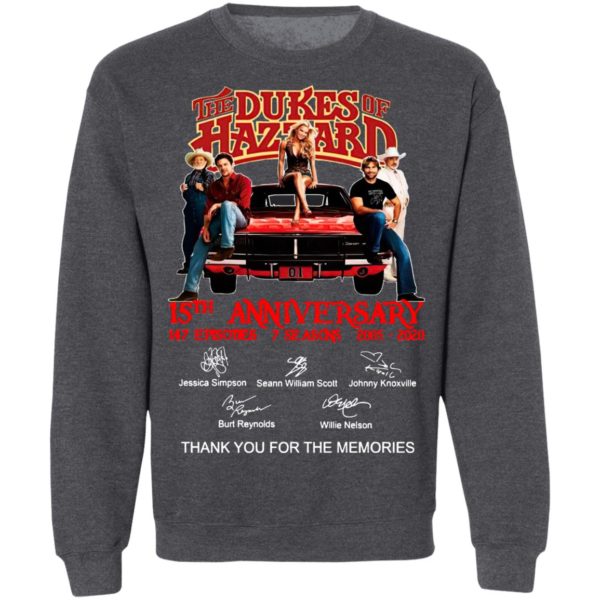 The Dukes Of Hazzard 15th Anniversary 147 Episodes 7 Seasons 2005 2020 Thank You For The Memories Signatures Shirt