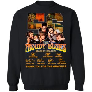 The Moody Blues 56 Years Of 1964 2020 Thank You For The Memories Signatures Shirt