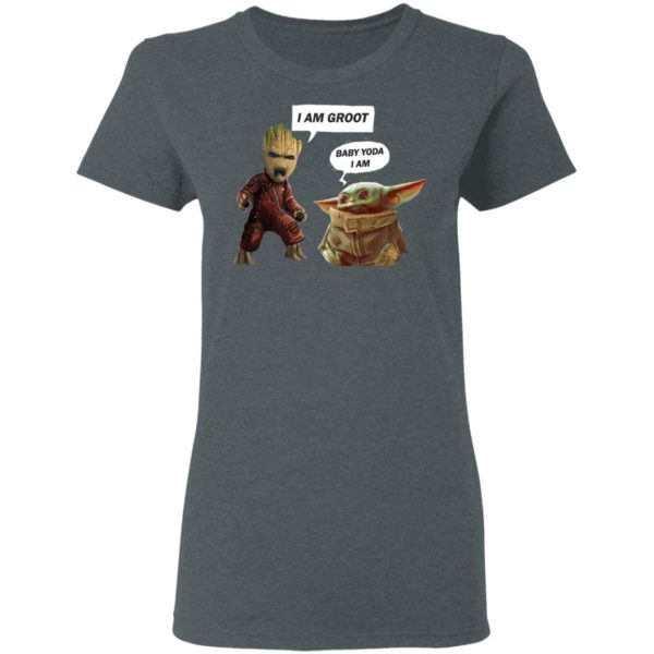 Baby Groot and Baby Yoda shirt