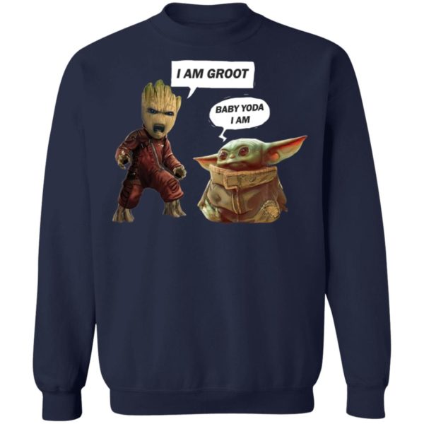 Baby Groot and Baby Yoda shirt
