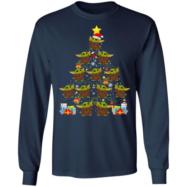 Baby Yoda Tree Merry Christmas Sweatshirt