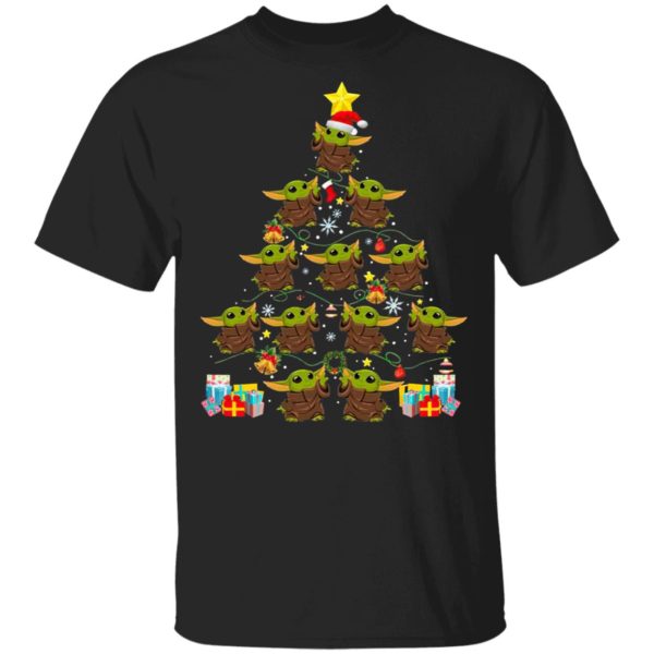 Baby Yoda Tree Merry Christmas Sweatshirt