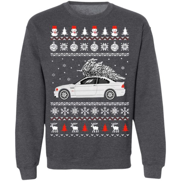 Convertible BMW M3 Ugly Merry Christmas Tree Sweater