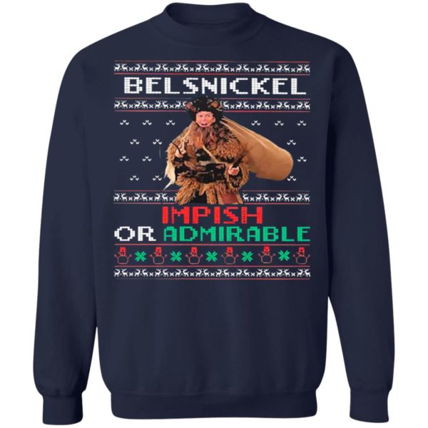 Belsnickel Impish Or Admirable Ugly Merry Christmas Sweater