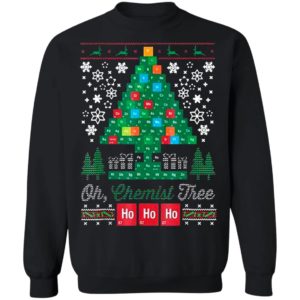 Oh Chemist Tree Hohoho 2020 Ugly Christmas Sweater