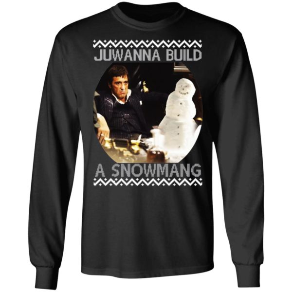 Scarface Juwanna Build A Snowman Ugly Christmas sweater
