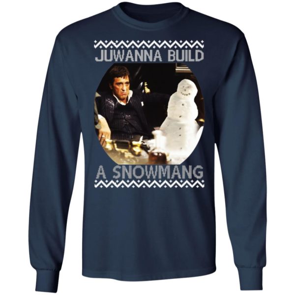 Scarface Juwanna Build A Snowman Ugly Christmas sweater