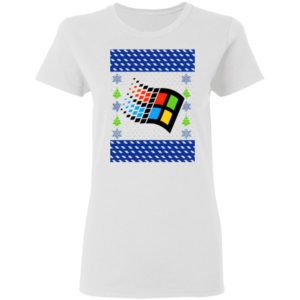 Microsoft Windows XP Ugly Christmas Sweater Shirt